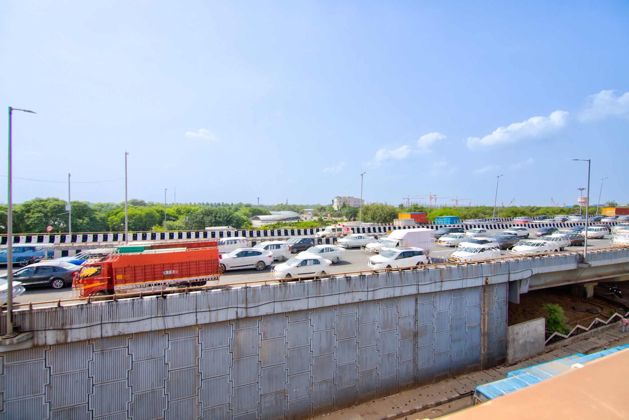 Road and surroundings near Jad Star Residency